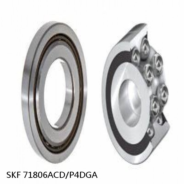 71806ACD/P4DGA SKF Super Precision,Super Precision Bearings,Super Precision Angular Contact,71800 Series,25 Degree Contact Angle