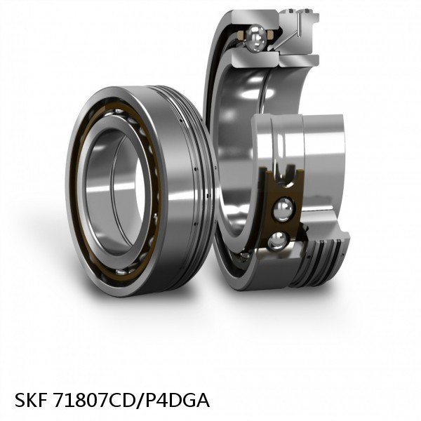 71807CD/P4DGA SKF Super Precision,Super Precision Bearings,Super Precision Angular Contact,71800 Series,15 Degree Contact Angle